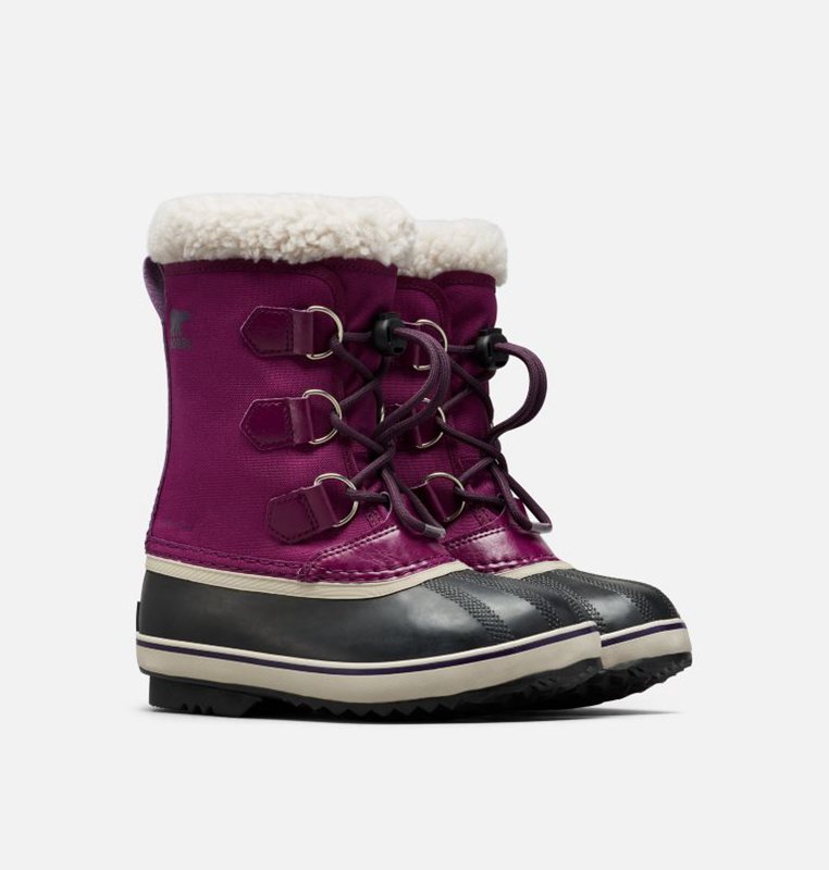 Botas Nieve Sorel Niños - Youth Yoot Pac™ Nylon Moradas/Negras - 57689-EILQ